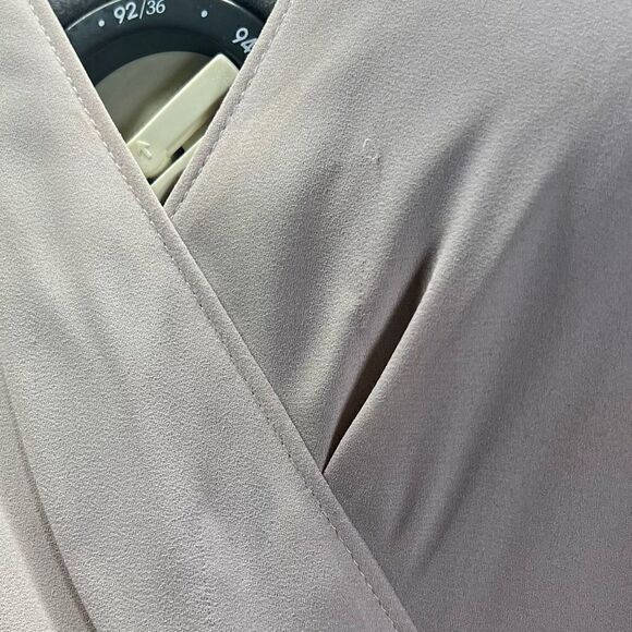 Show Me Your MuMu Lady Long Sleeve Wrap Dress in Show Me The Ring Crisp M - Picture 13 of 16